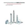 Galvanized Large Flat Head Self-Drilling Screws