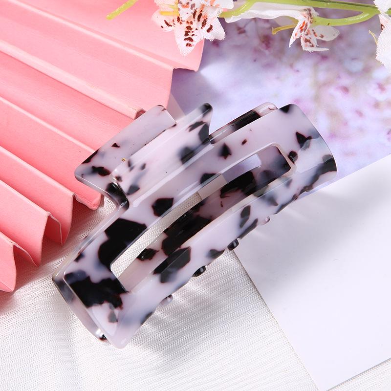Yuanbao Cloud Pattern Hair Claw Clip – European & American Style Acetate Hair Accessory