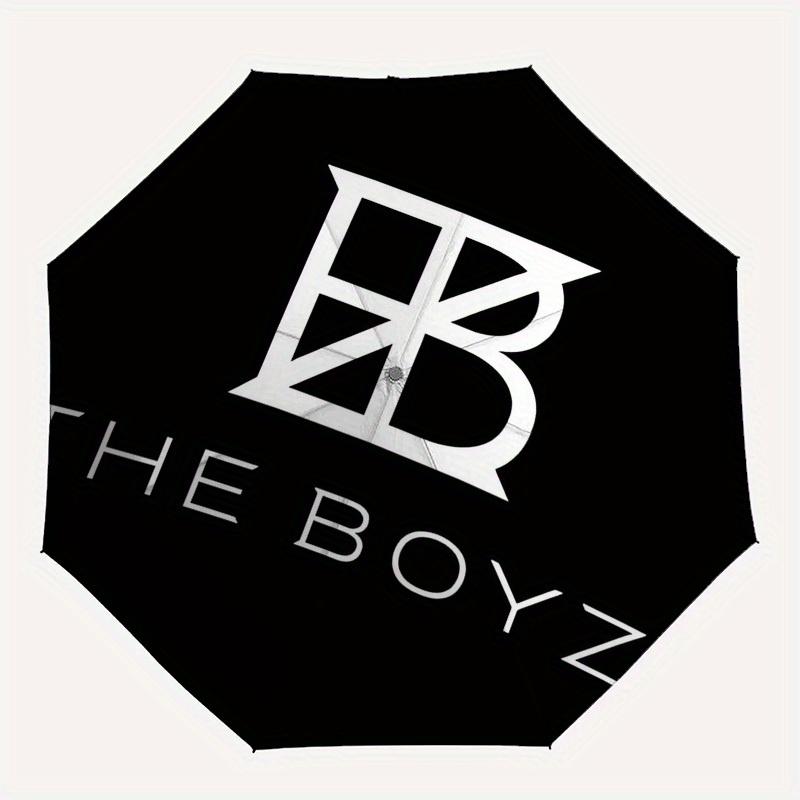 1pc THE BOYZ Umbrella with Plastic Handle,Suitable for All Seasons Home Travel Outdoor UmbrellaM1305
