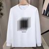 American Heavy Cotton T-Shirt Men'S Bottoming Shirt Long Sleeve Fashion Trend Top Men'S And Women'S Crew Neck Sweater