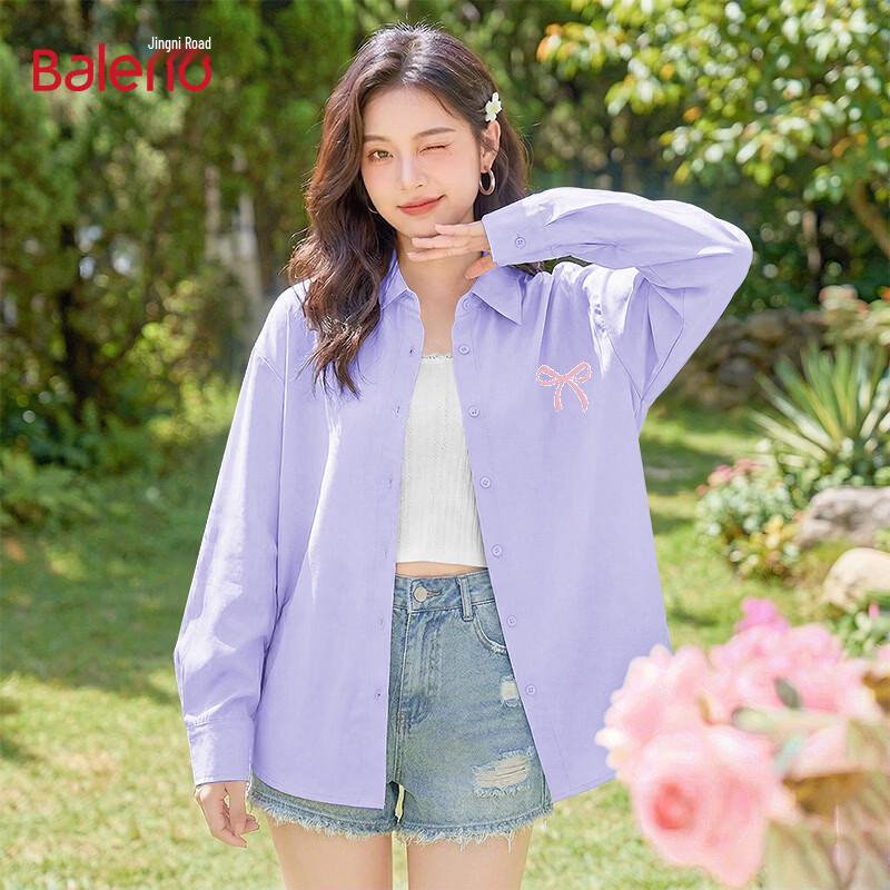 Baleno Women s Loose Fit Long Sleeve Collared Top L