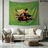 One Piece Roronoa Zoro Wall Tapestry Aesthetic Wall Hanging Printed Fabric Blanket Decorative Tapestries For Bedroom Living Room Home Decor