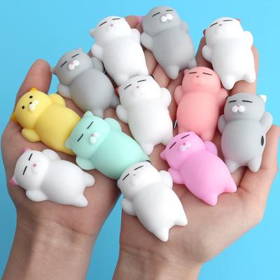 Stressabbau-Spielzeug, Quetschspielzeug, weiches Mochi-Katzenspielzeug, süßes Mini-Tierspielzeug, Geschenk für Geburtstagsfeiern, Ostereierfüller, Belohnung für das Klassenzimmer