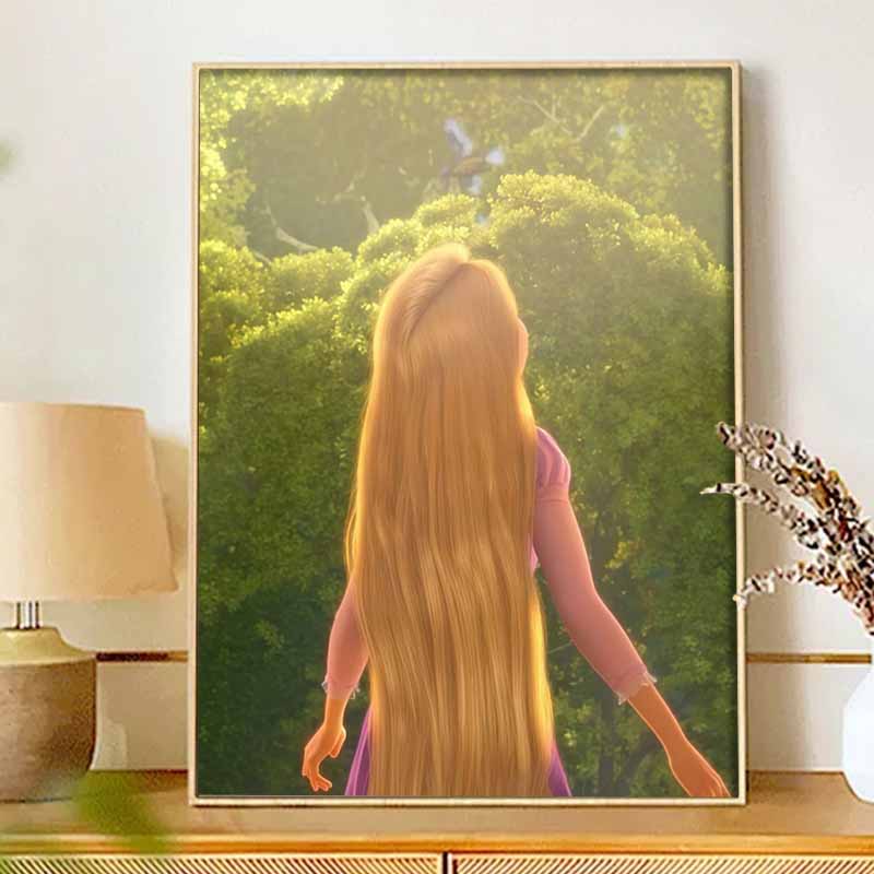 Disney Diamond Art Painting Rapunzel Home Wall Decor Crafts Adult/Beginner Gift Ideas Creative Home Decor