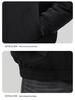 Men's Trendy Winter Short Lapel Down Jacket - Loose Fit, High-Quality White Duck Down, Solid Color 