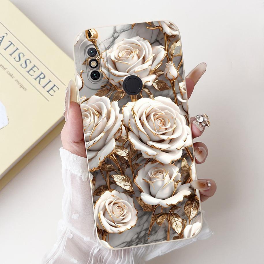 For Xiaomi Redmi Note 5 Case New Stylish Flower Tulip Camera Protection Soft Cover For Xiaomi Redmi Note 5 Pro 5.99" Phone Cases