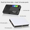 LED Camera Light 2700-6500K RGB Video Light Rechargeable Photography Lighting Portable Light Panel for Photography Vlogging