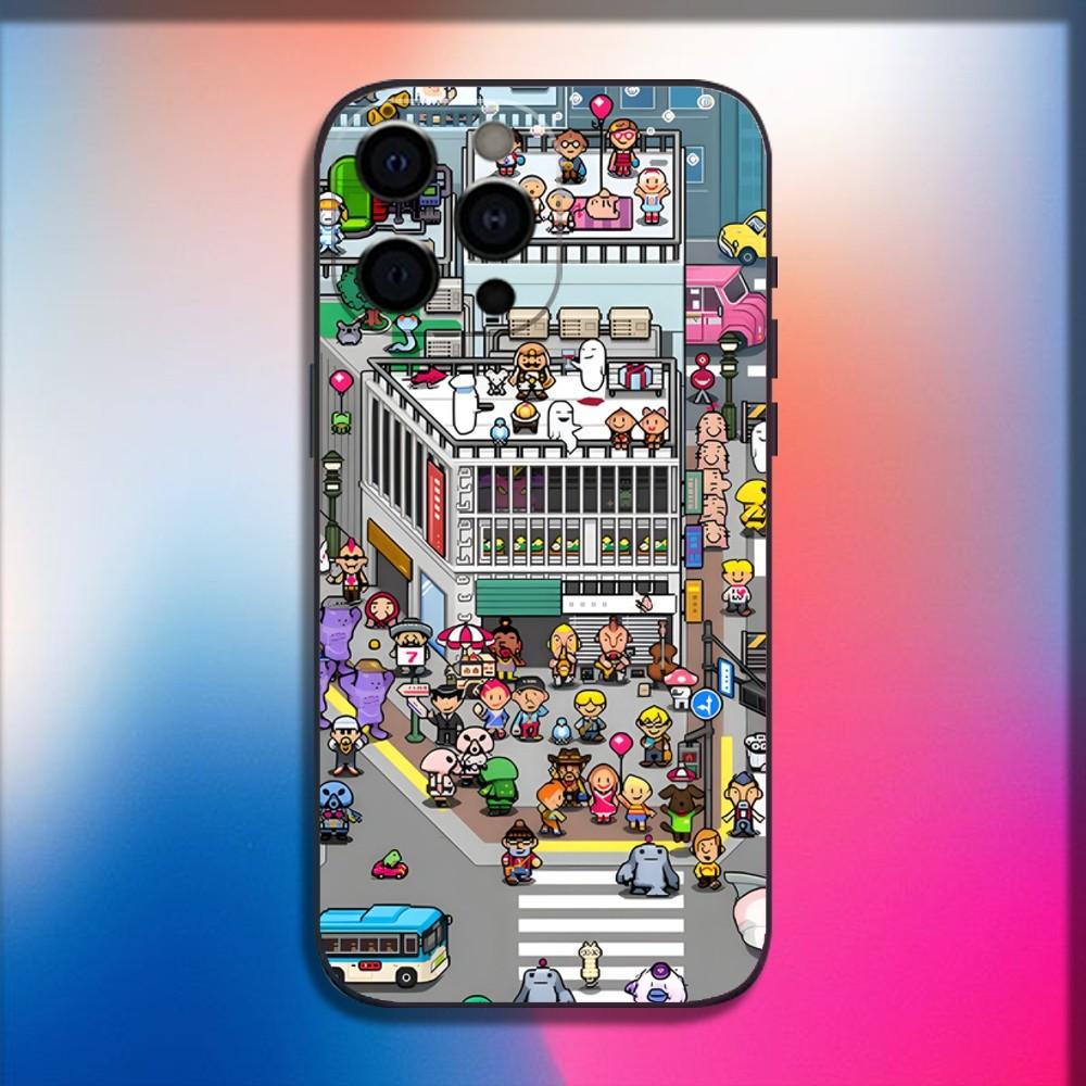 

Game E-EarthBound Mother 4 Phone Case For iPhone 16,15,14,13,12,11,Pro,X,XS,Max,XR,Plus,Mini Soft Black Cover iPhone12mini