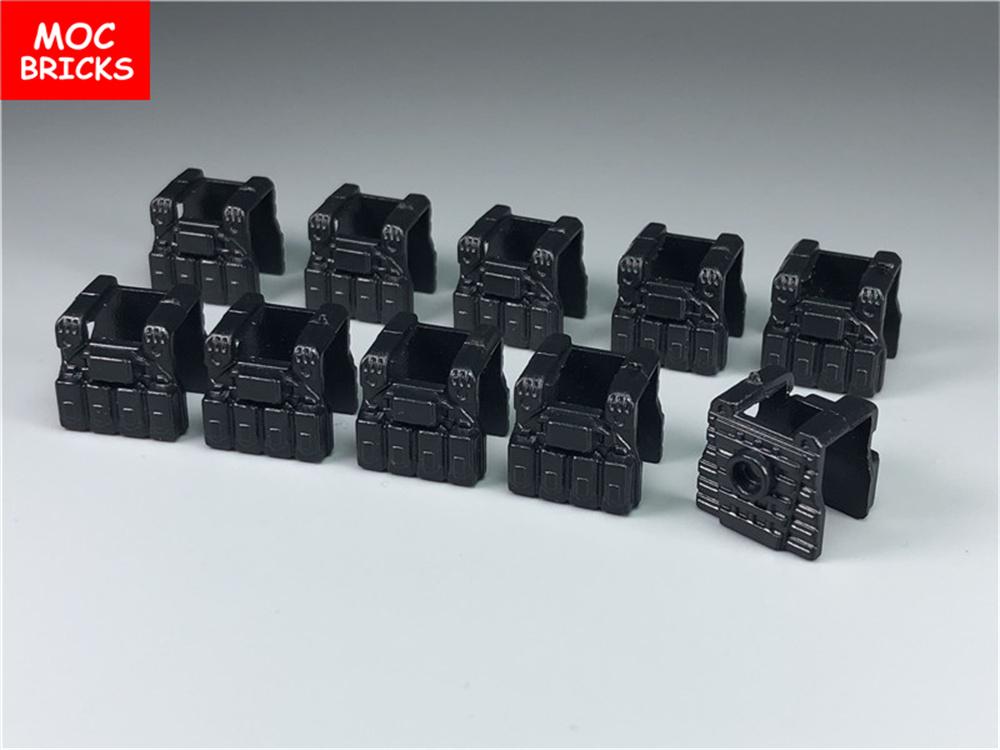 MOC Steine Suona Horn Militärpistole Piraten Gewehr Soldat Gamaschen Helm Actionfigur Zusammengebaute Bausteine Jungen Spielzeug