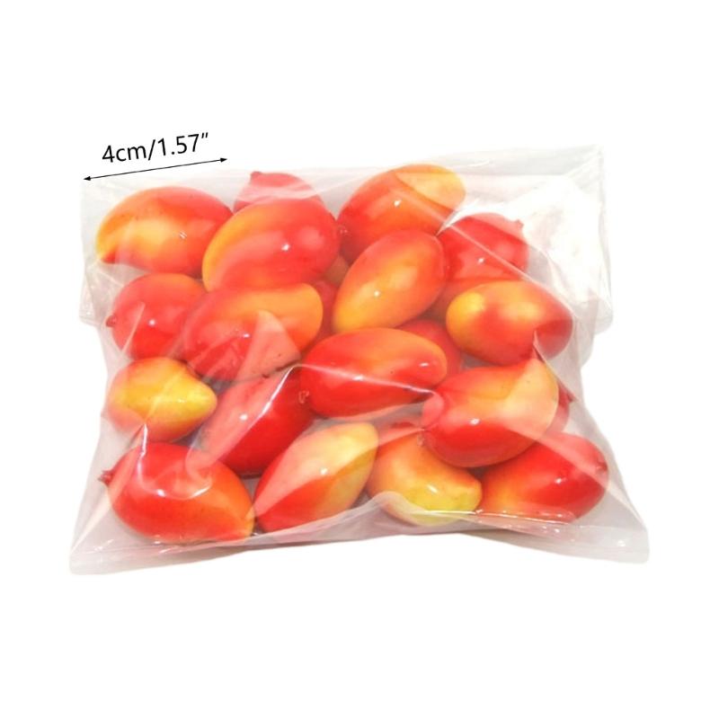 20pcs Artificial Foam Fruit Simulation Lemon Strawberry Wedding Decoration Kitchen Food Photography Props Kindergarten