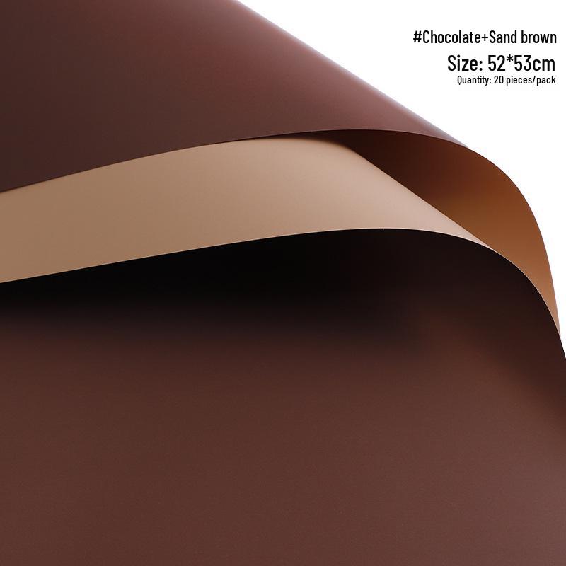 Extra Thick 8.5 Silk HD Morning Mist Matte Waterproof Florist Paper for Fresh Flower Wrapping