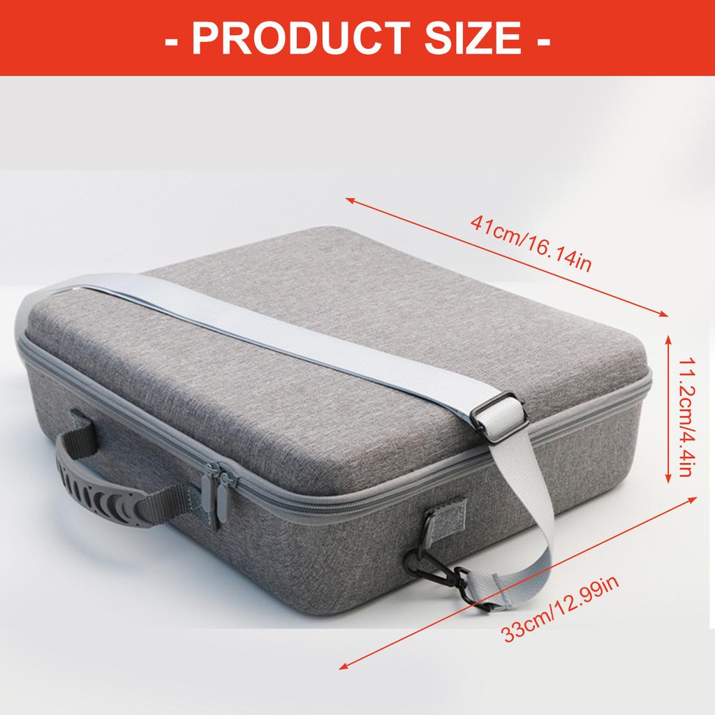 Protective Case Scratchproof Hard Case Splashproof Storage Bag with Shoulder Strap for Slim Shockproof Organizers Bag