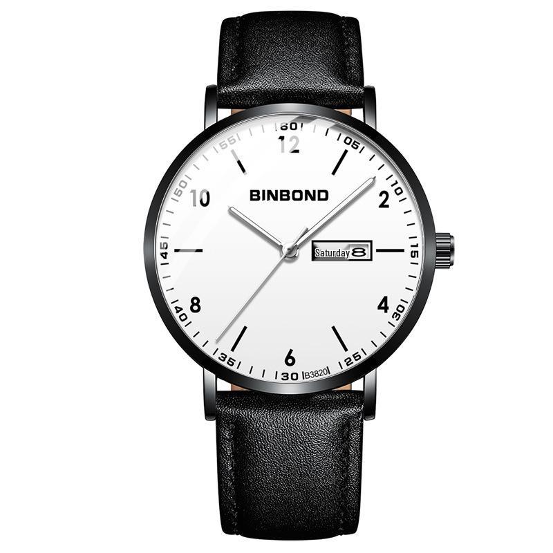 Men's Waterproof Ultra-Thin Quartz Watch - Automatic Mechanical, Trendy for Junior High Students
