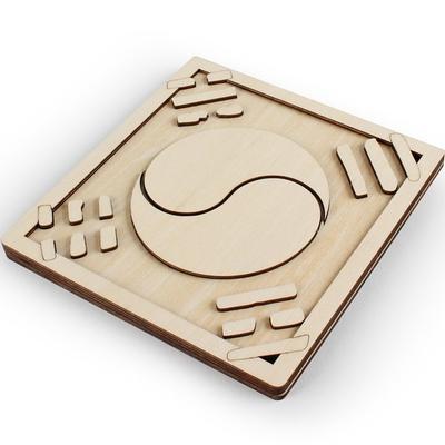 Create Woodboards 3 1 Movement Taegeukgi Korea 3d Puzzle