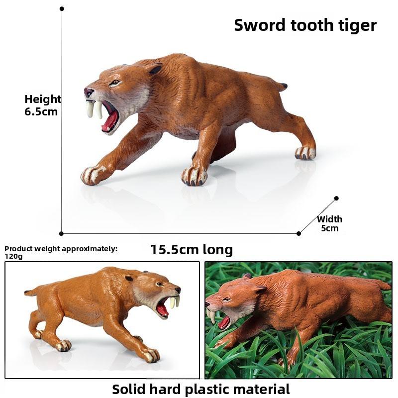 

Animal Machairodus Realistic Model Figure Toy For Kids Learning Collection And SaberTooth