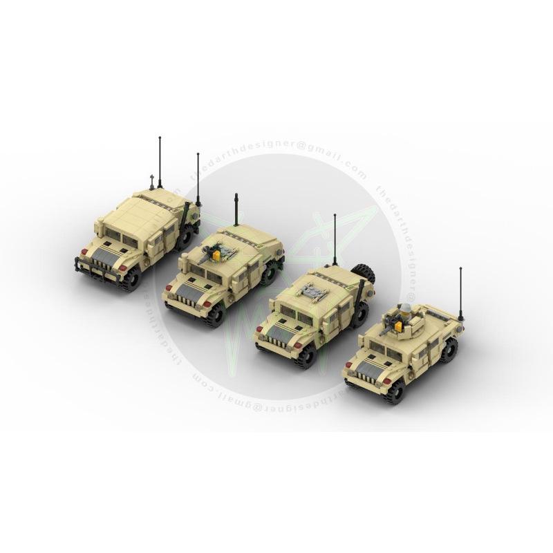 MOC-119220 Humvee High Mobility Multipurpose Wheeled Vehicle (HMMWV) | Scale 1:35 Model