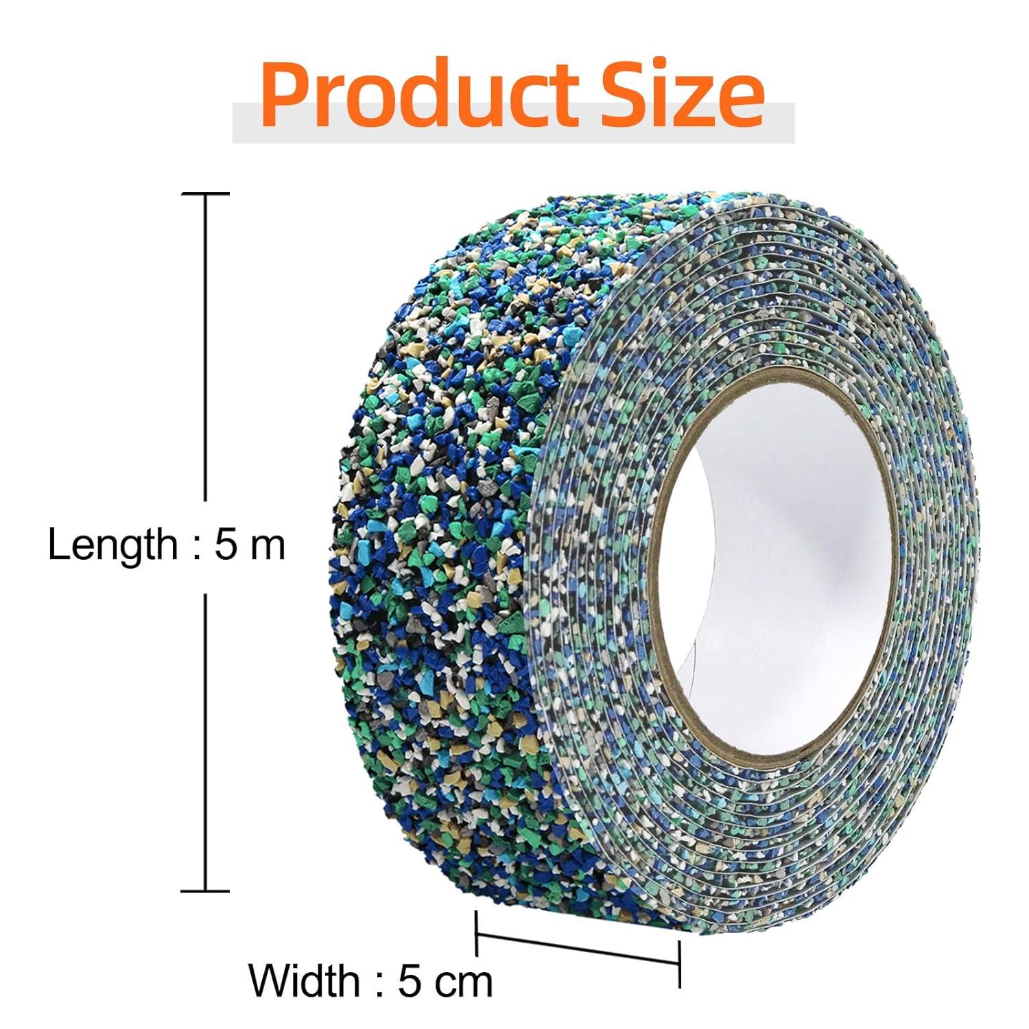 

Heavy-Duty Non-Slip Rubber Tape High Adhesion & Residue-Free PE Durable and Stable for Indoor/Outdoor Stairs, Pools Accessories