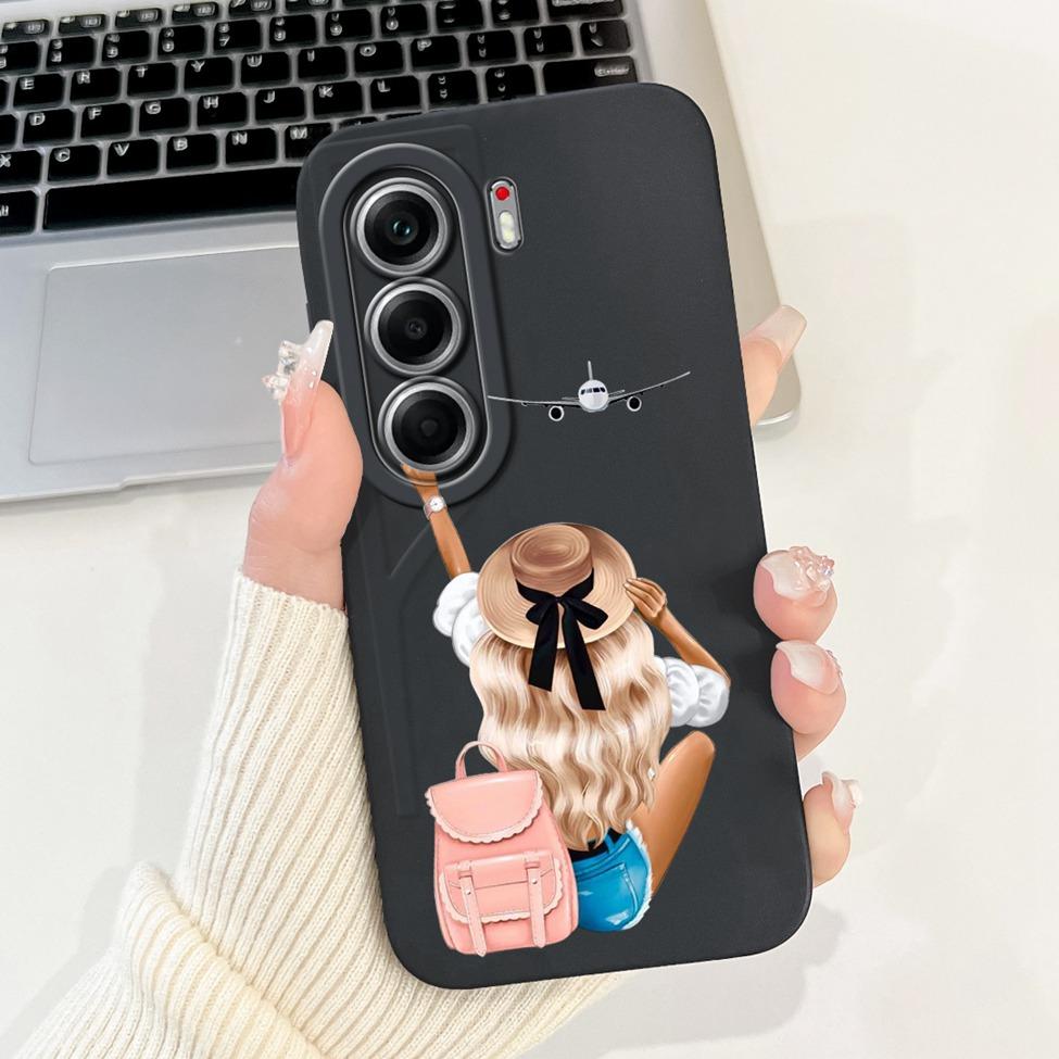 For Tecno Camon 40 Pro 5G Case CM7 Cute Cat Panda Fashion Flowers Love Back Cover For Camon 40 Pro 5G Tecno Phone Case Silicone