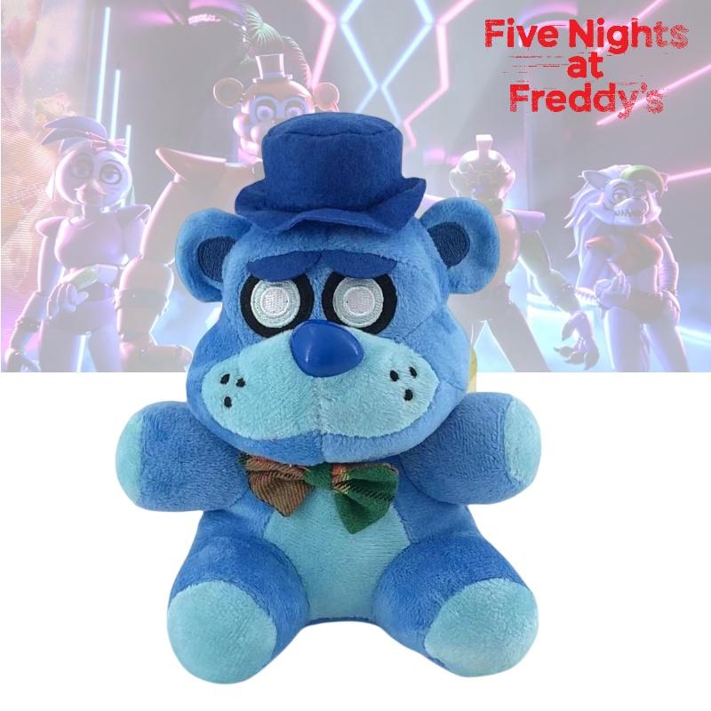 18cm Midnight Bear Plush Toy Super Soft Short Plush Stuffed Animal Cartoon Style Ideal Game Accessory
