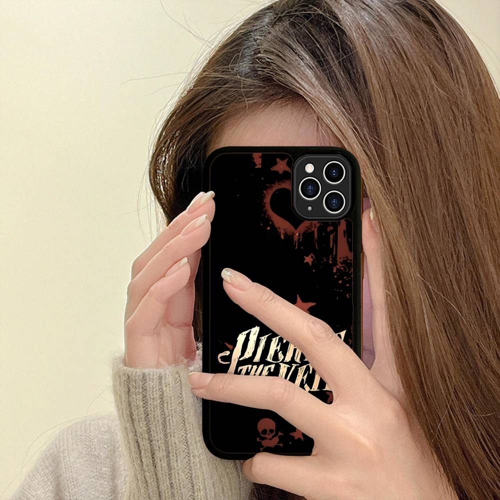 P-Pierce The Veil Band Phone Case For IPhone 17 16 15 14 13 Plus 12 11 Pro Max PC+TPU Cases Back Cover