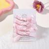 4Pcs/set Kids Sweet Solid Color Mini Bowknot Hair Clip for Baby Girls Ballet Style Ribbon Braided Hair Accessories