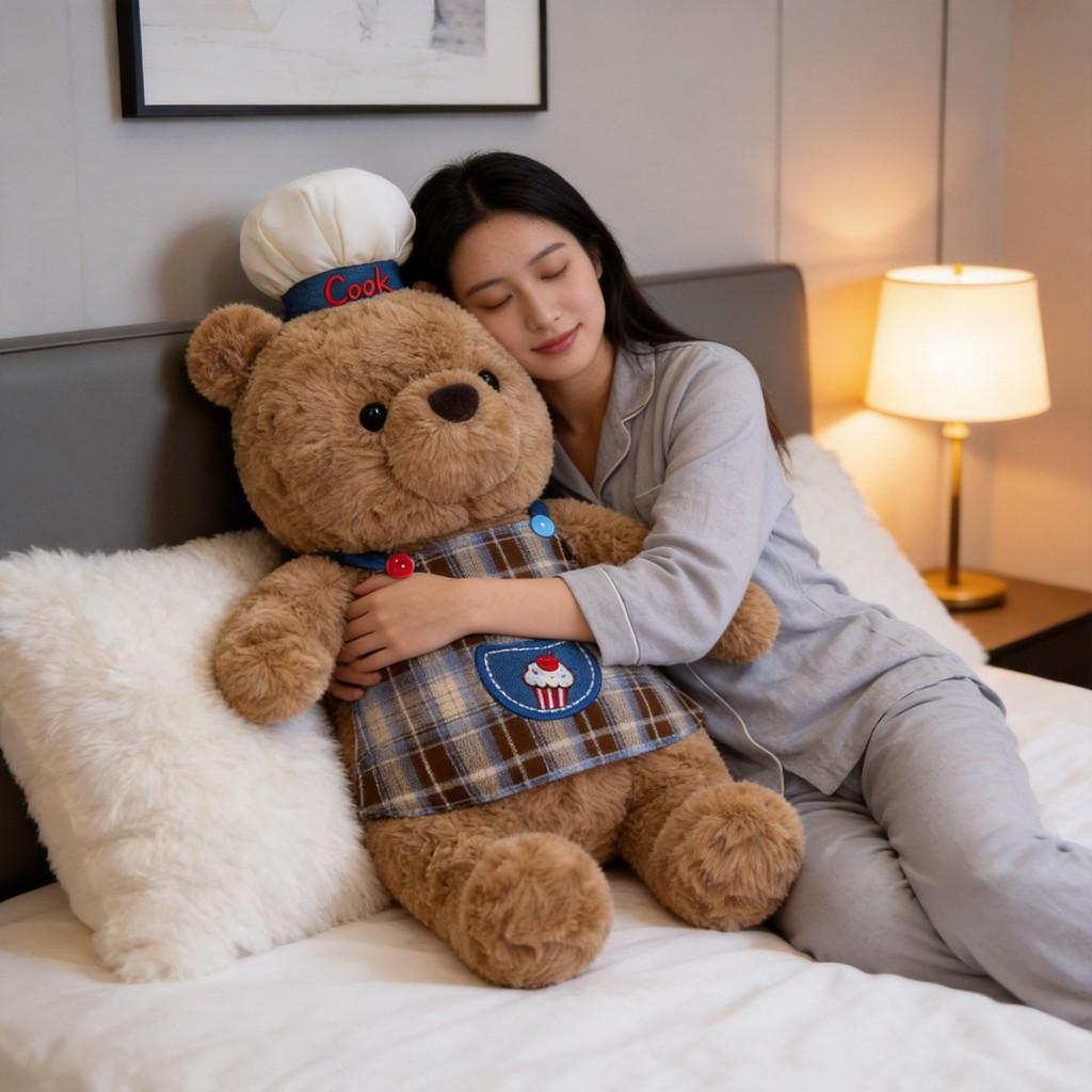 Plush Teddy Bear Cake Small Lamb Cute Plush Doll Gift For Kids And Adults