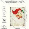 Multi-Purpose Home Decor: Durable and Adaptable. The Santa Metal Sign. A Decor Gem for Cafes, Farmhouses, and Home Walls.
