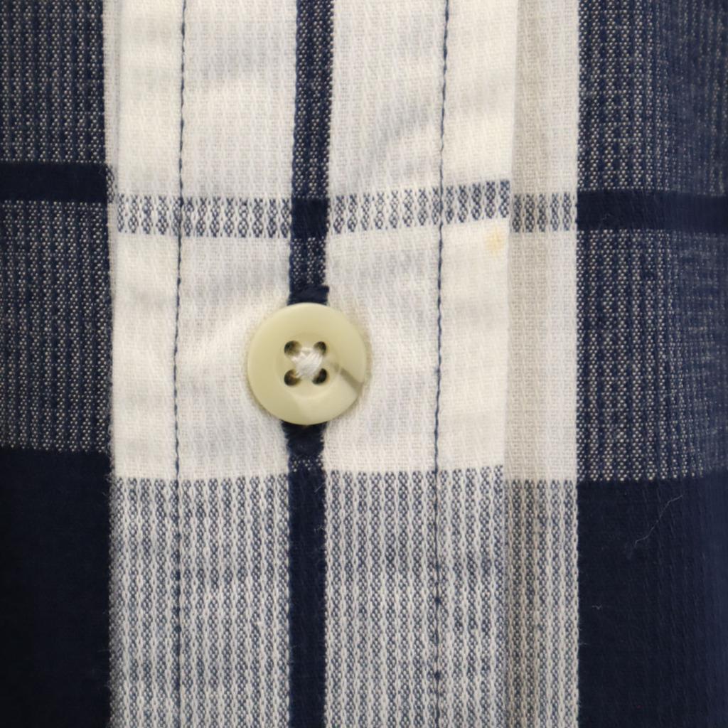 Cămașă cu mânecă scurtă cu nasturi PENDLETON Model carouri S Sistem bleumarin Bărbați Second-hand