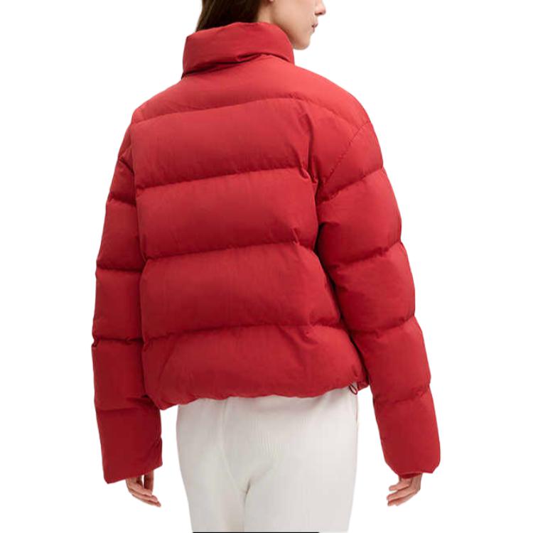 Fila Comfortable Breathable Fashionable Warm Down Jacket Women Outerwear Rhythm-Red F11W518905FPK