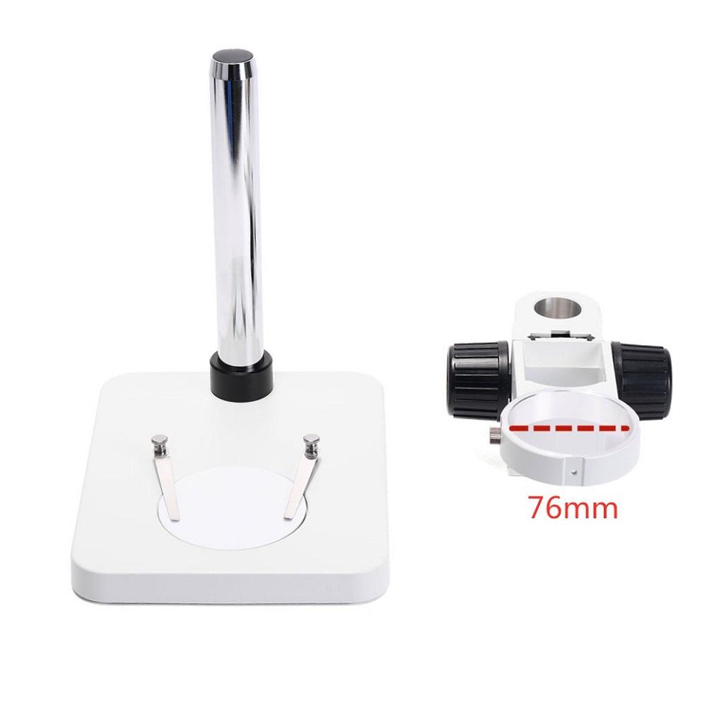 New Adjustable Professional Metal Table Stand Universal Stereo Microscope Bracket Stand Holder with 76mm Focus Bracket for LAB
