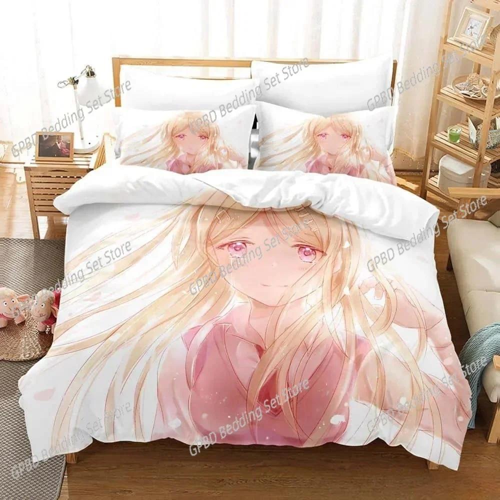 New Luxury 3D Print Danganronpa V3 Bedding Set Cartoon Anime Adult Kid Bedroom Duvet cover Sets Y2k Girls comforter bedding sets