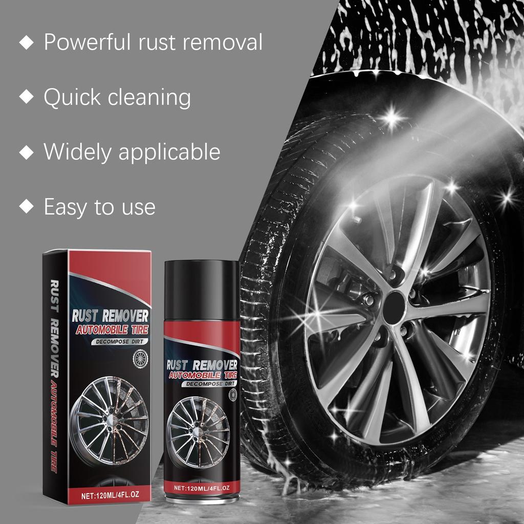 Car Tire Remover, Cleaning, Removal, Dirt Removal, Refurbishment, Tire Cleaner 120ml