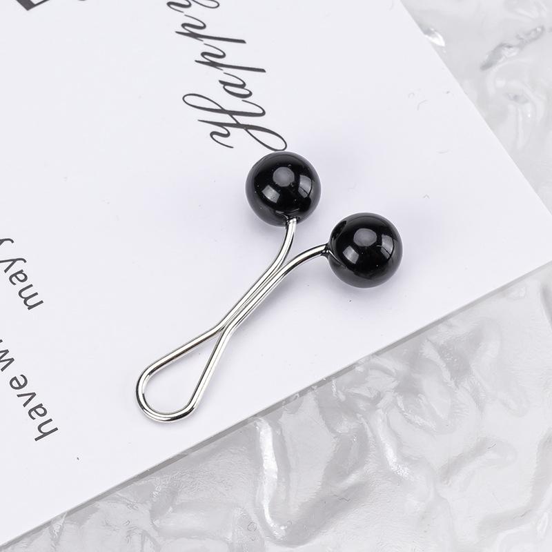 U-Shaped Pearl Brooch Fixed Straps Anti Slip Scarf Pin Diy Sewing Multi-Purpose Scarf Adjuster Lady Fixed Pins