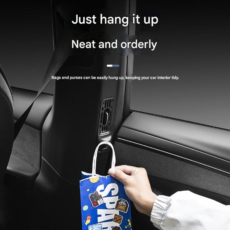 Universal Car Accessories 2PCS Air Vent Protector & Hanger TPE Component Car Vent Hook Cover Suitable for Car Model