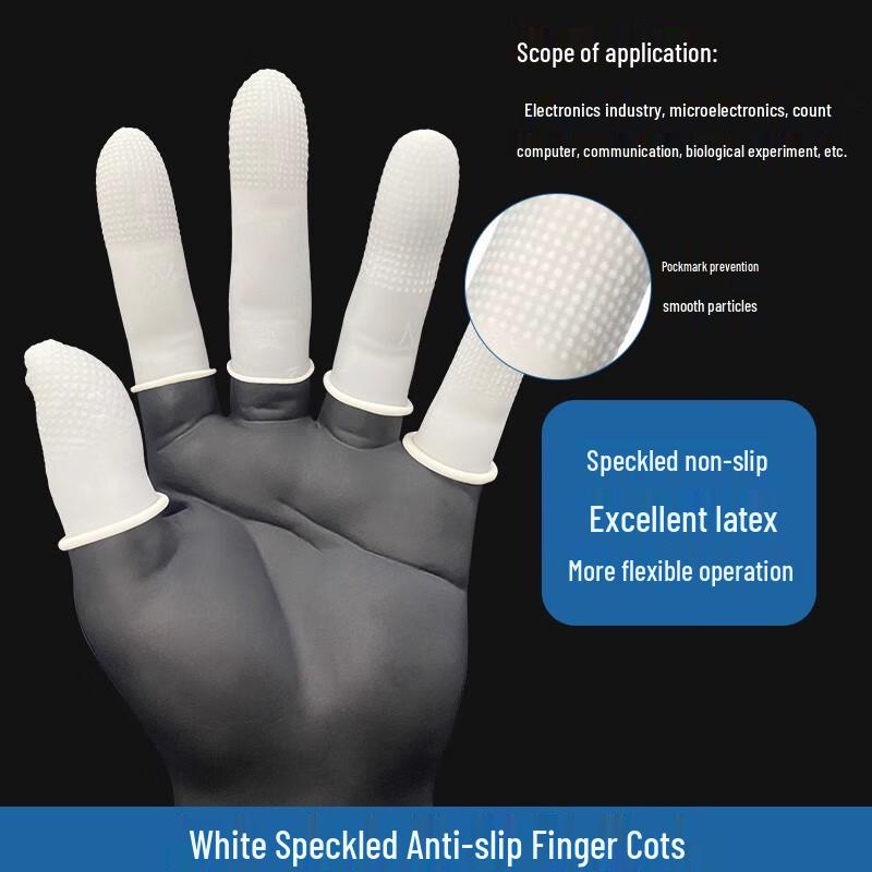 Miaojiayi Disposable Latex Anti-slip Finger Cots