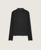 ROEM [All Day] Tencel Wavy High-Neck T-Shirt Rmlwg4Ta13