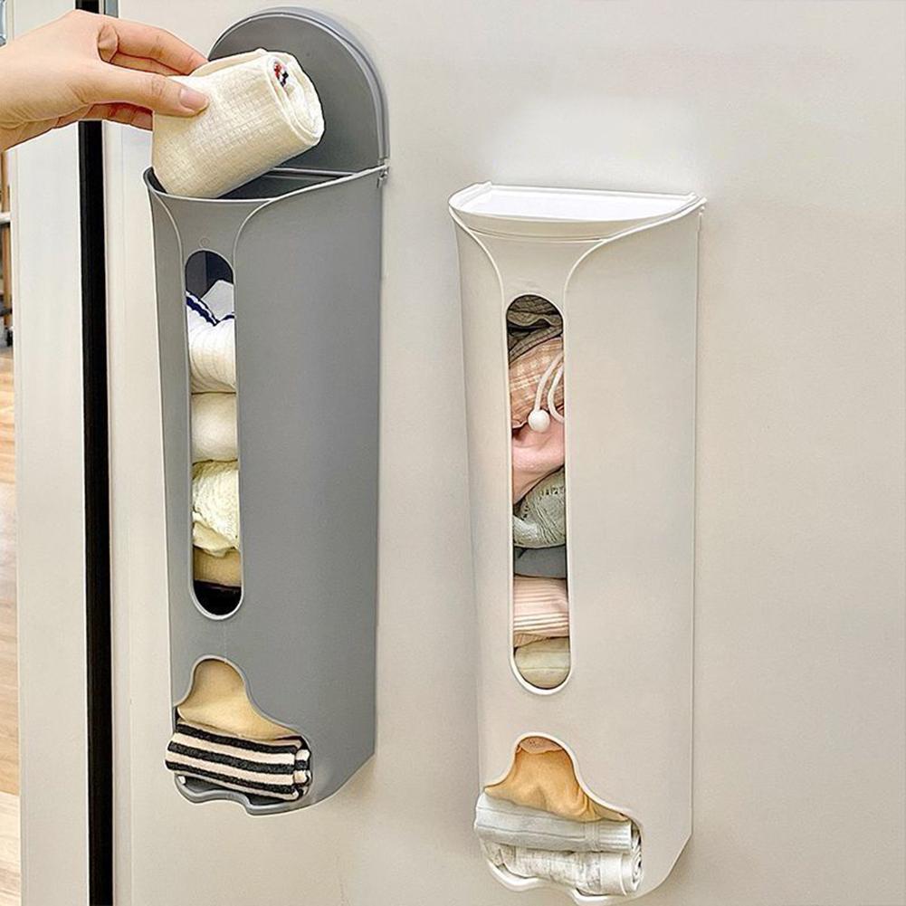 Underwear Sock Storage Box Grocery Drawer Organiser Pull Out Kitchen Garbage Bags Holder For Storing Socks Ties Plastic Bag
