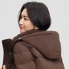 Xuezhongfei Women's Loose Fit Detachable Hood Short Down Jacket