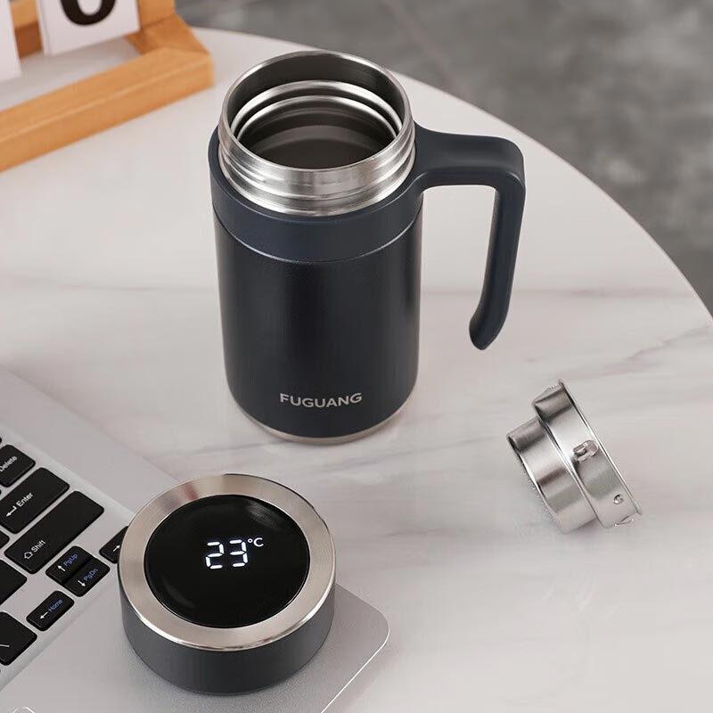 FUGUANG Smart Tea Brewing Digital Display Office Mug