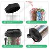 Pill Organizer 7 Grids Large Cup Bottle Organizer Supplement Pill Dispenser for Holding 7 Various Vitamins Travel Pill Case Box