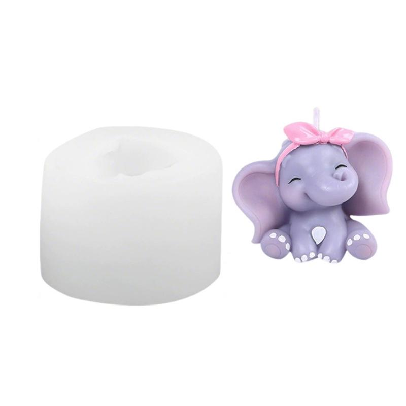 

Flexible Elephant Craft Mold Multipurpose Use Suitable for Festival Decorations Handmade Gifts and Seasonal Crafts