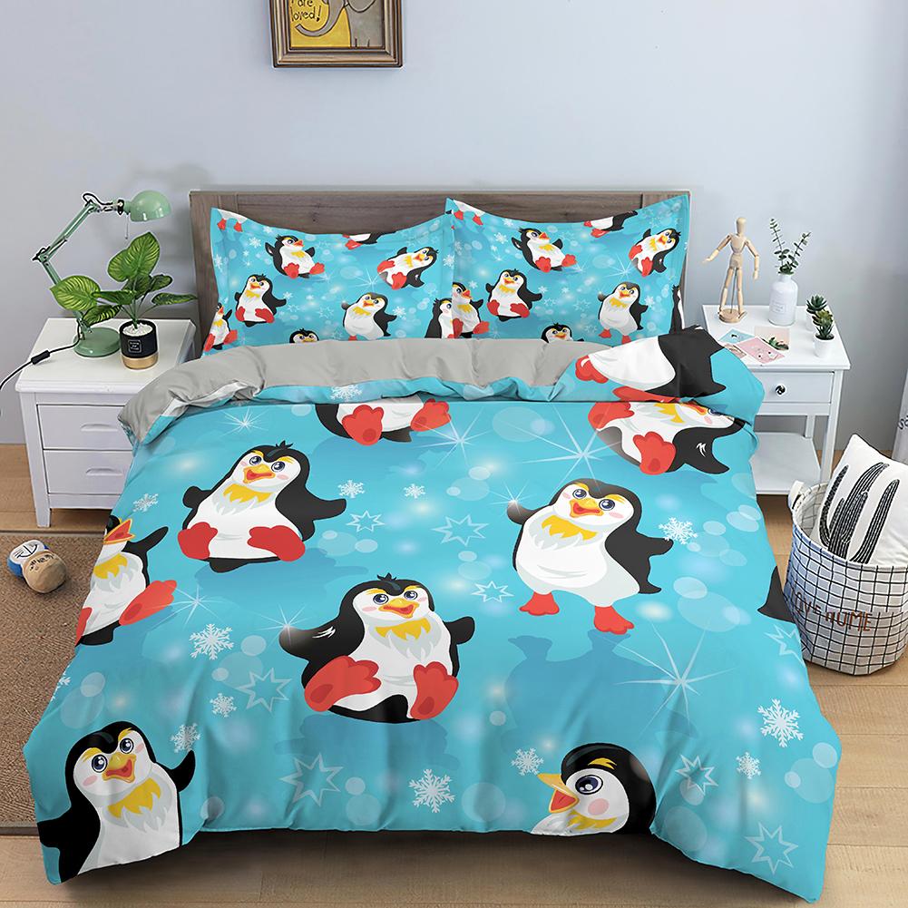 

Red Merry Christmas King Queen Duvet Cover Kids Christmas Quilt Cover Santa Claus Bedding Set 1/2pcs Microfiber Comforter Cover EU single(135x200cm)