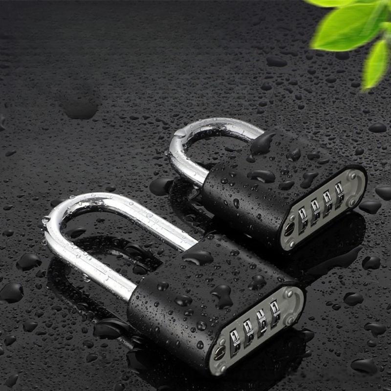 Sturdy Zinc Alloy Dials Combination Lock Easy Installion Resets Multifunctionality for Secure Indoor and Outdoor Use