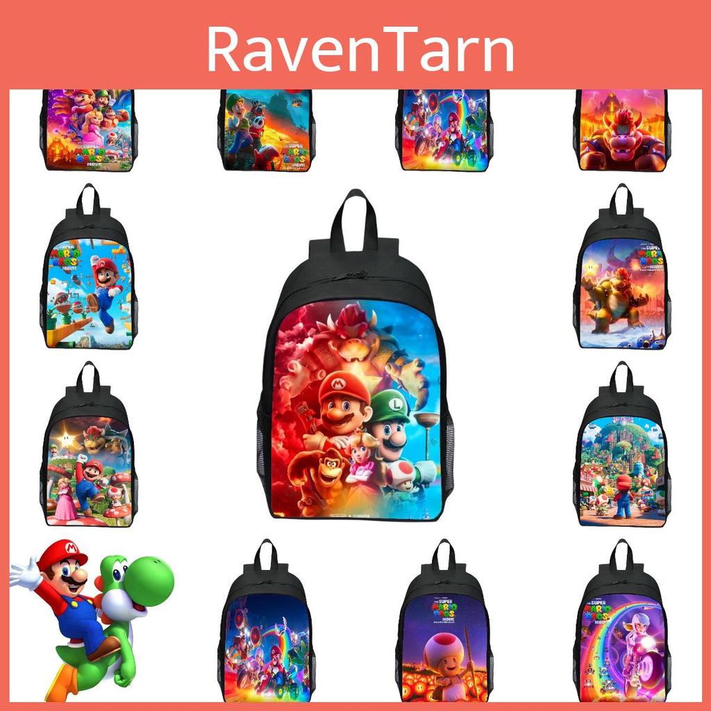 Super Mario Children's Backpack 16-inch Cute And Functional Oxford Fabric Custom Design