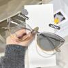 Anti Blue Light Photochromic Myopia Glasses Women Men Stylish Cat Eye Outdoor Color Changing Near Sight Eyeglasses UV Protection