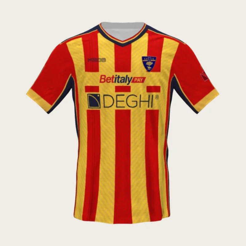 MDHAO xin nan zhuang  3D txu US Lecce Voetbalshirt Sport Casual T-shirt Ademend Sneldrogend Elastisch Dagelijkse Trainingstop voor Mannen Vrouwen Kinderen XXL