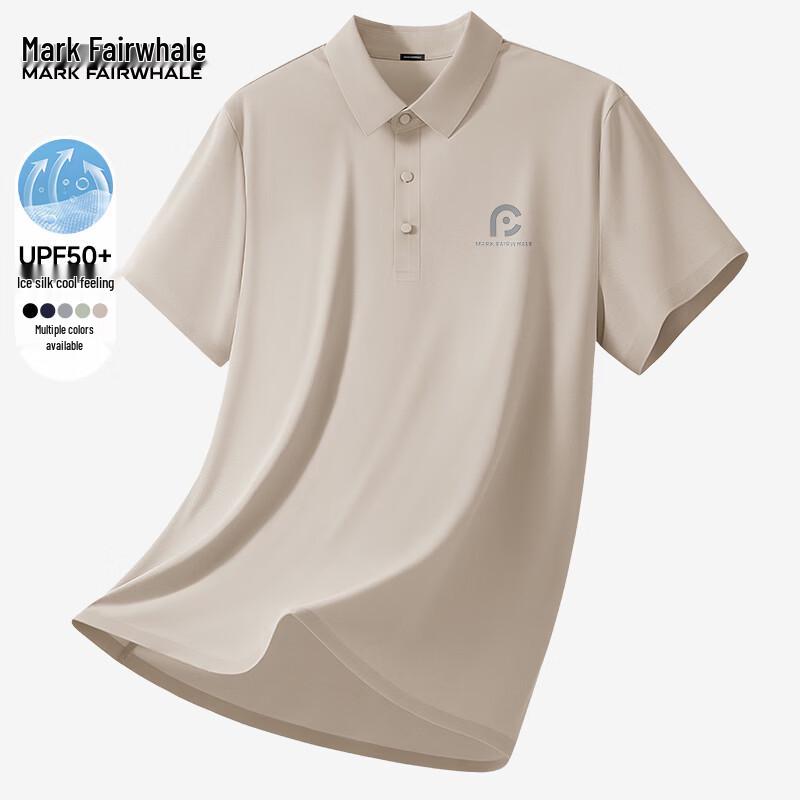 

Mark Fairwhale Men s Ice Silk Quick-Dry Polo Shirt M