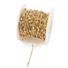 18k Gold Plated Minimalist Snake Chain Necklace - Round Clip Bead Clavicle Accessory