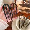 Women Universal Fashion U-shaped Hair Stick Fork Simple Geometric Hair Pin Festival Party Gift Headwear Hair Accessories