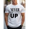 Item Picture Mens Tshirt Comfortable Crew Neck Casual Cotton Soft Breathable Top Menswear Tshirt Streetwear Cotton Fabric Trendy Letter Print